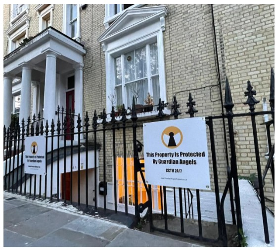 A property protected by Guardian Angels