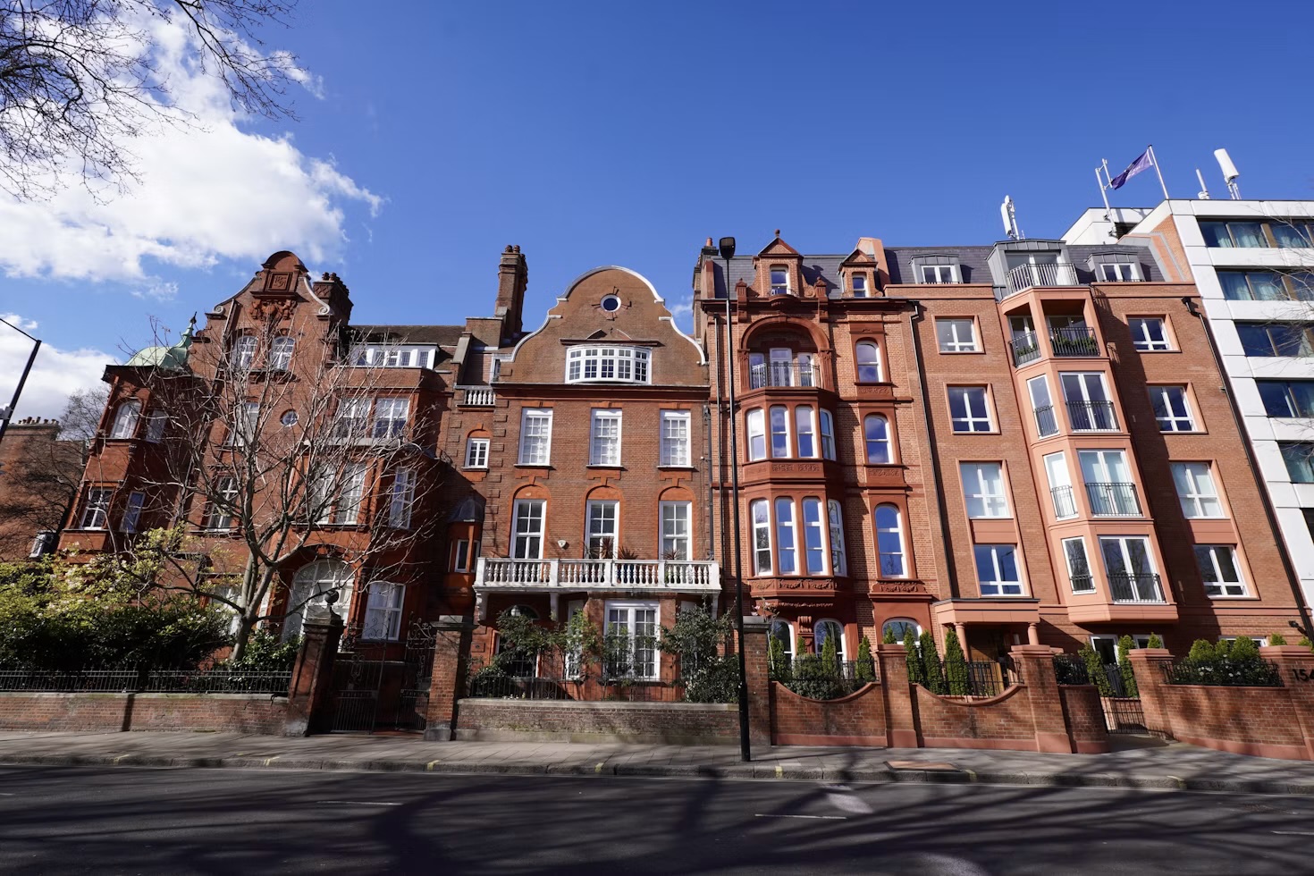 Victorian terraced houses, Kensington, London