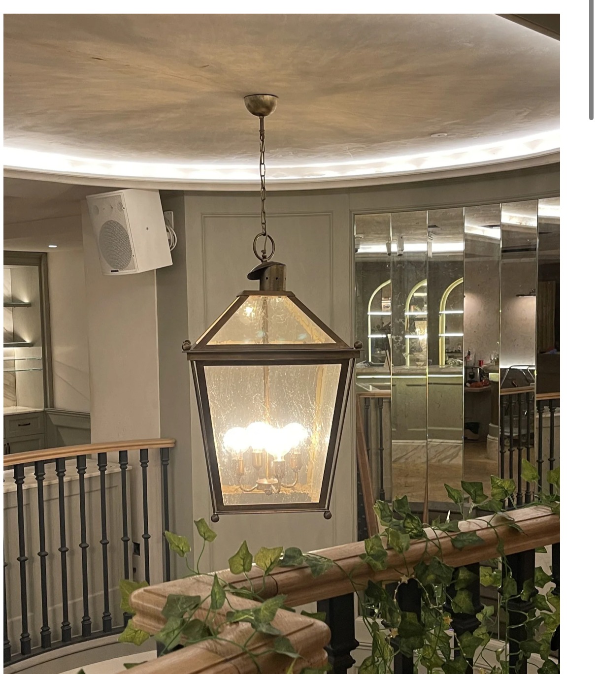 Interior staircase detail of the Mayfair property